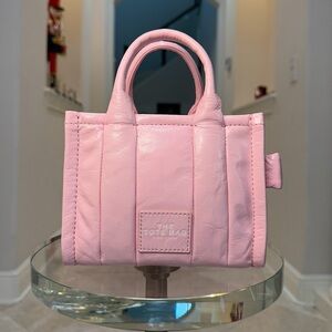 🌟SOLD🌟 NWT Marc Jacobs Shiny Crinkled Calfskin Mini The Tote Bag
